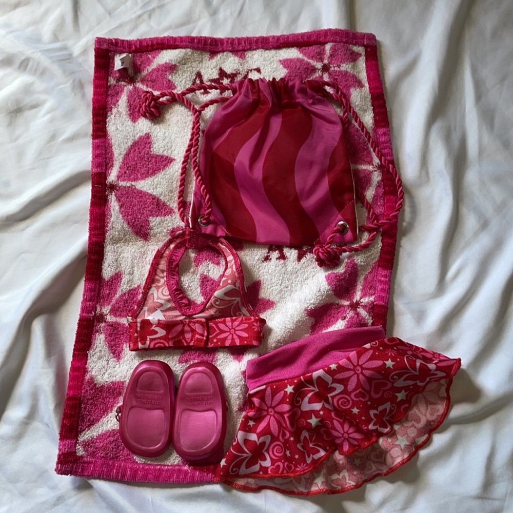 American girl large swim suit collection, 6pcs - Picture 9 of 9